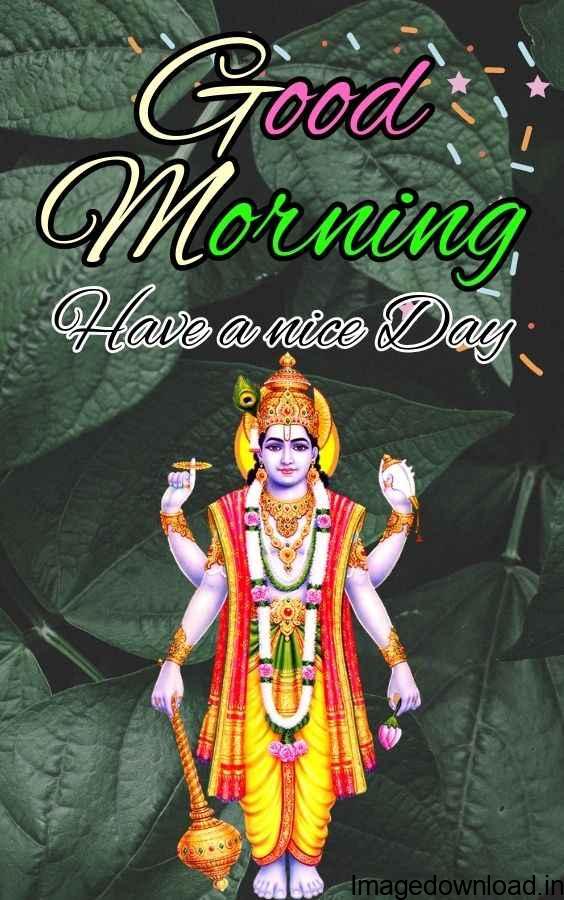 Good morning Vishnu Ji guruwar HD photos wishes are the best way to start a ... Shubh Guruwar Good Morning God Vishnu Images Download Bhagwan Vishnu Good ... 